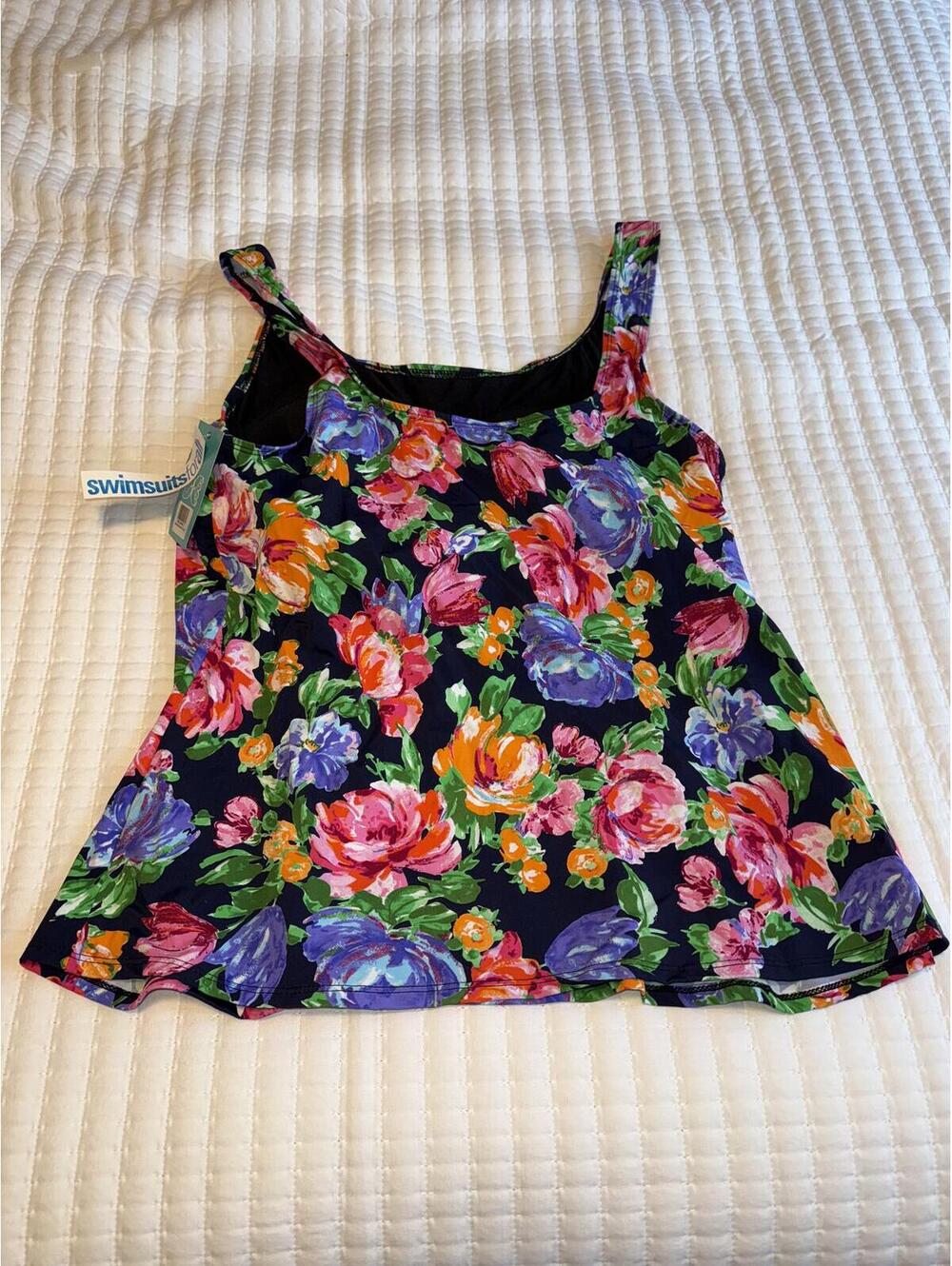 Women’s Beach Belle Multi Floral Swim Top Tankini